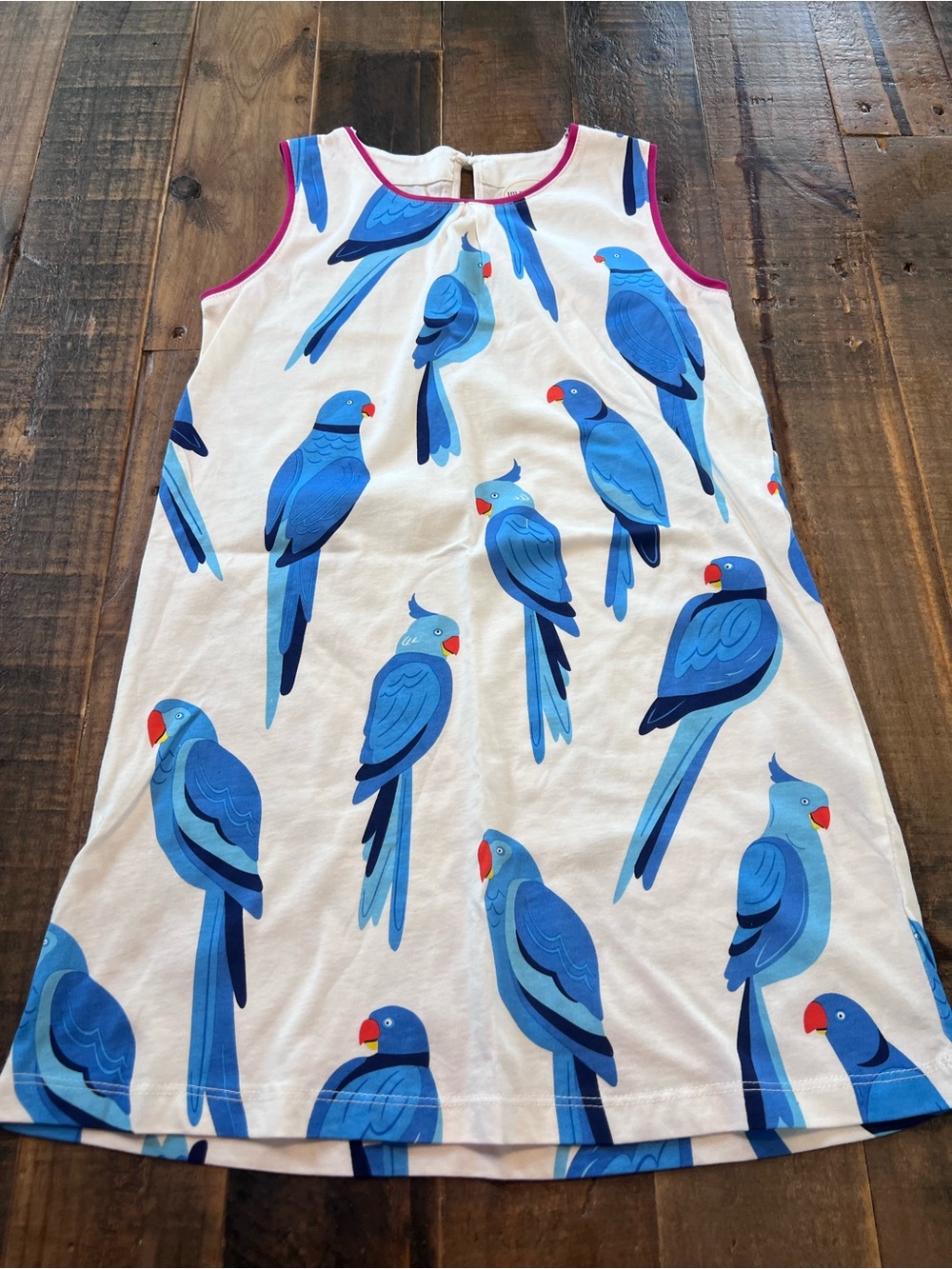 Blue bird dress size 6-7 girls Hileelang